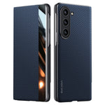 SULADA Til Samsung Galaxy Z Fold6 5G Etui Kortplads Læder Telefoncover Magnetisk Trådløs Opladning