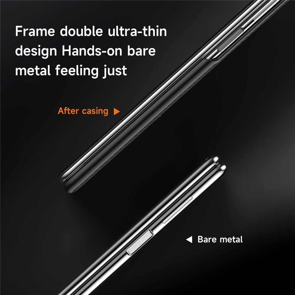 SULADA Til Samsung Galaxy Z Fold6 5G Etui Kortplads Læder Telefoncover Magnetisk Trådløs Opladning