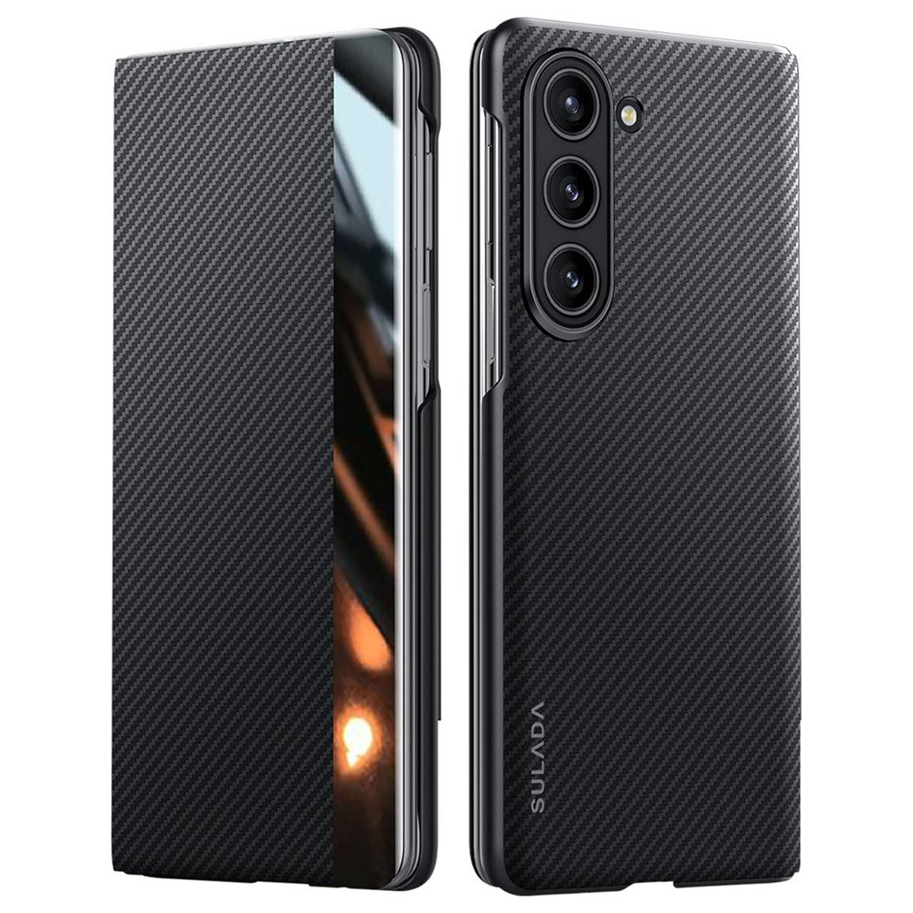 SULADA Til Samsung Galaxy Z Fold6 5G Etui Kortplads Læder Telefoncover Magnetisk Trådløs Opladning
