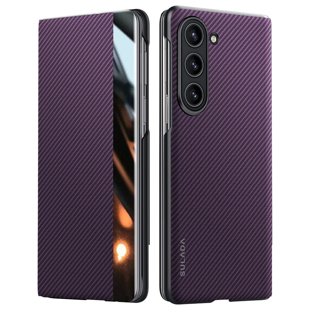 SULADA Til Samsung Galaxy Z Fold6 5G Etui Kortplads Læder Telefoncover Magnetisk Trådløs Opladning