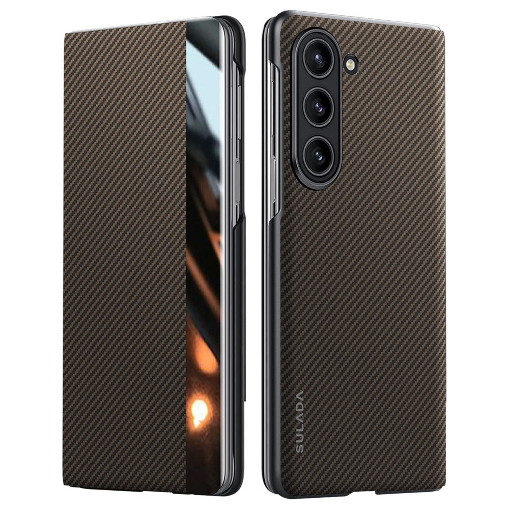 SULADA Til Samsung Galaxy Z Fold6 5G Etui Kortplads Læder Telefoncover Magnetisk Trådløs Opladning