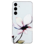 For Samsung Galaxy S24 FE Case Pattern Printing TPU Phone Cover Clear Edge