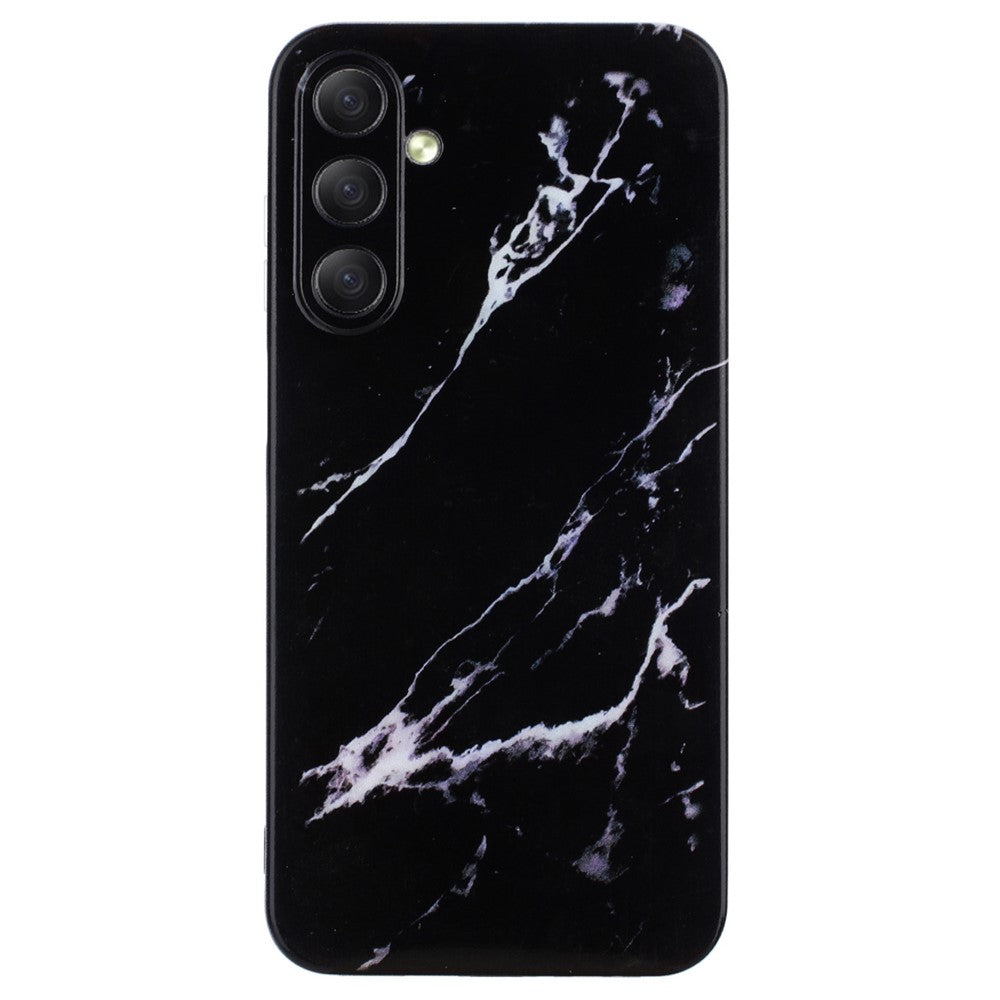For Samsung Galaxy S24 FE Case Flexible TPU Marble Pattern Phone Cover