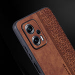 AZNS för Xiaomi Redmi Note 11T Pro 5G / Note 11T Pro+ 5G / Poco X4 GT 5G / Redmi K50i 5G, reptåligt mobilskal med tryck i PU-läder + TPU-bakstycke