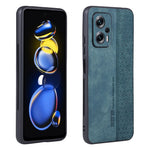 AZNS til Xiaomi Redmi Note 11T Pro 5G / Note 11T Pro+ 5G / Poco X4 GT 5G / Redmi K50i 5G, ridsefast mobilcover med tryk i PU-læder + TPU-bagside