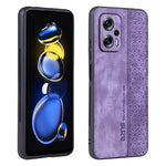 AZNS til Xiaomi Redmi Note 11T Pro 5G / Note 11T Pro+ 5G / Poco X4 GT 5G / Redmi K50i 5G, ridsefast mobilcover med tryk i PU-læder + TPU-bagside