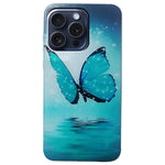 Til iPhone 16 Pro Cover med mønstertryk TPU Beskyttende Telefoncover