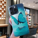 Til iPhone 16 Pro Cover med mønstertryk TPU Beskyttende Telefoncover