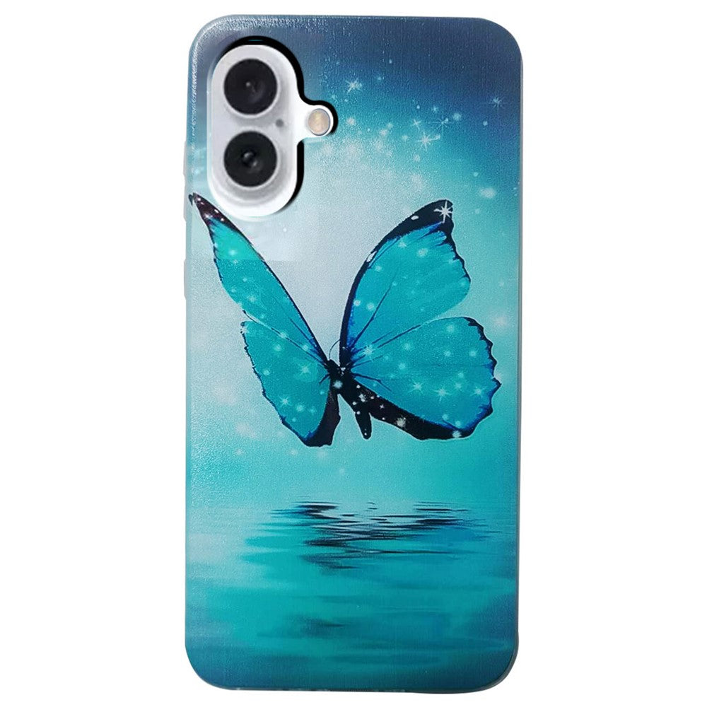 For iPhone 16 Case Pattern Printing TPU Cover Mobile Accessory