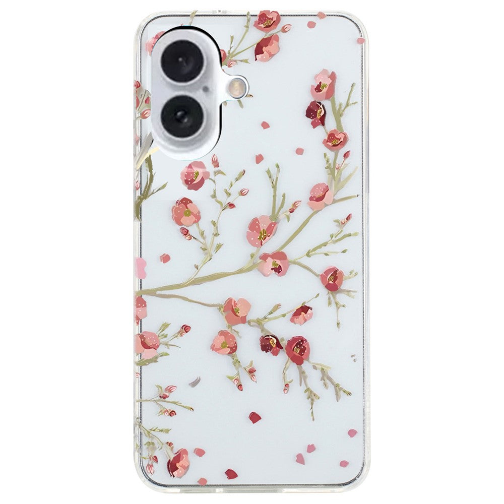 Til iPhone 16 Plus Cover Blødt TPU Telefonbagside Mønsterprint