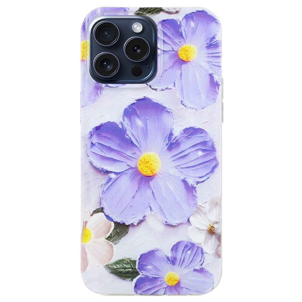 Til iPhone 16 Pro Max TPU Cover Mønsterprint Beskyttende Telefoncover