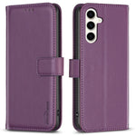 BINFEN COLOR BF17 Til Samsung Galaxy M35 5G Cover Beskyttende Telefonetui i Læder