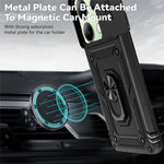 For Xiaomi Redmi Note 13 Pro 4G / Poco M6 Pro 4G Case Upgraded Lens Protection PC + TPU Phone Cover Kickstand