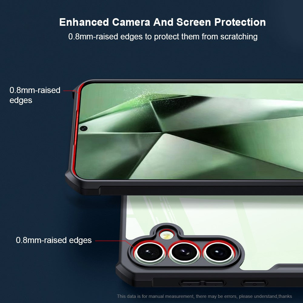 XUNDD til Samsung Galaxy S24 FE cover TPU + akryl hybrid stødsikkert cover