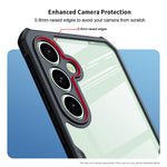 XUNDD til Samsung Galaxy S24 FE cover TPU + akryl hybrid stødsikkert cover
