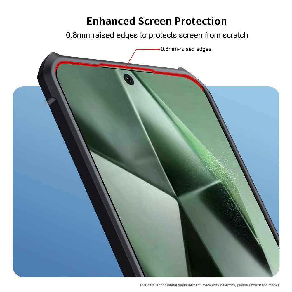 XUNDD til Samsung Galaxy S24 FE cover TPU + akryl hybrid stødsikkert cover