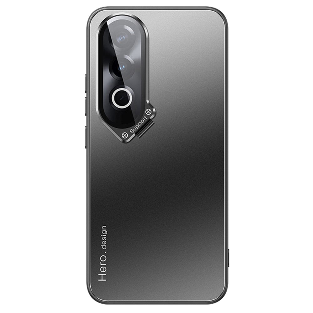 OnePlus Nord CE4 Lite 5G / Oppo K12x 5G (Kina) skal med linsstativ stötsäkert PC+TPU mobilskal
