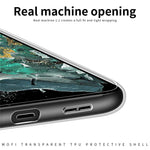 MOFI Transparent mobilskal För OnePlus 10T 5G / Ace Pro 5G Reptåligt Mjukt TPU Mobilmobil Baksida