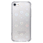 For iPhone SE (2022) / SE (2020) / iPhone 8 / 7 Case Reinforced Corners TPU Phone Cover with Card Paper