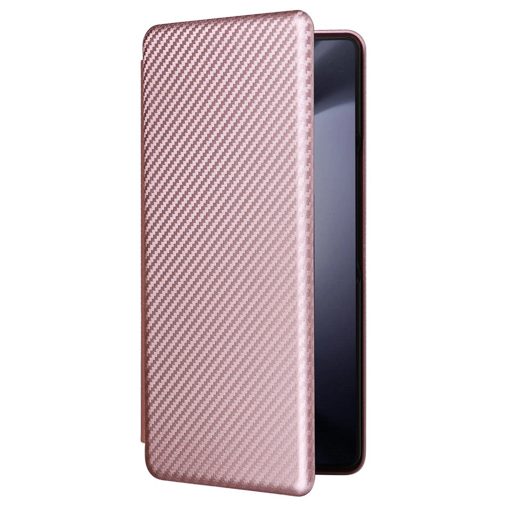 Til Samsung Galaxy Z Fold6 5G Etui Kortholder Stativ PU Læder Telefoncover