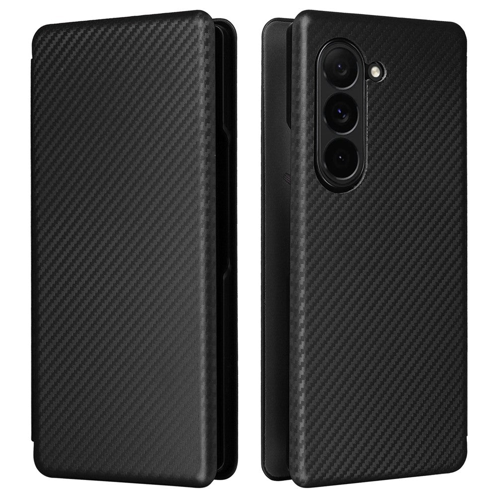 Til Samsung Galaxy Z Fold6 5G Etui Kortholder Stativ PU Læder Telefoncover