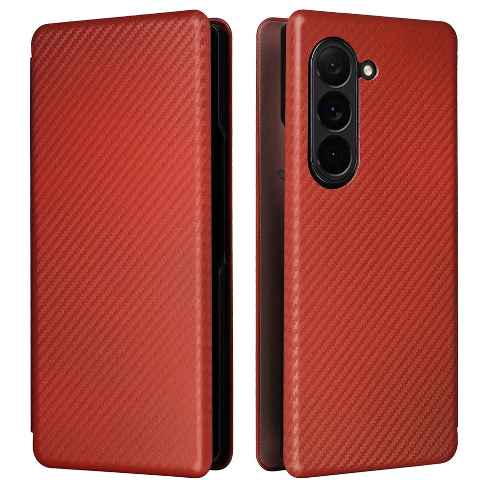 Til Samsung Galaxy Z Fold6 5G Etui Kortholder Stativ PU Læder Telefoncover