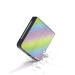 For Samsung Galaxy Z Flip7 FE 5G / Z Flip6 5G Case Rhinestone Texture PU+PC Phone Cover