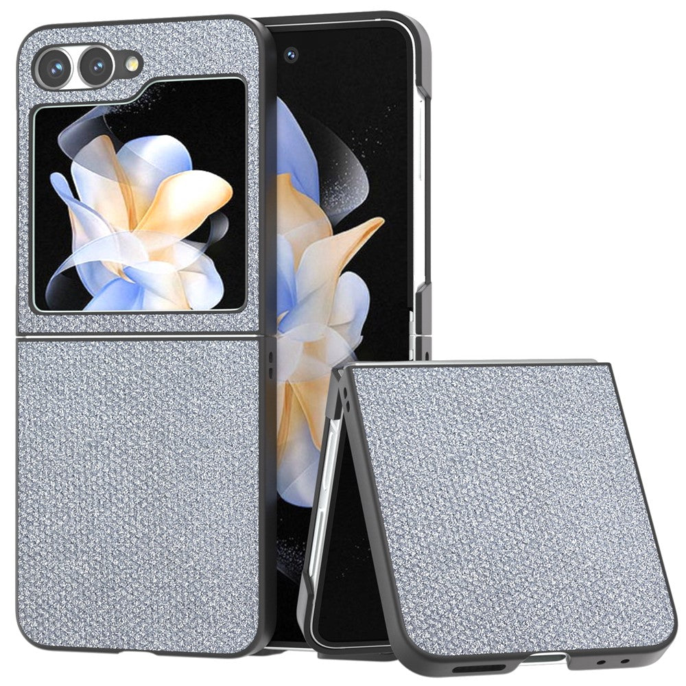 For Samsung Galaxy Z Flip7 FE 5G / Z Flip6 5G Case Rhinestone Texture PU+PC Phone Cover