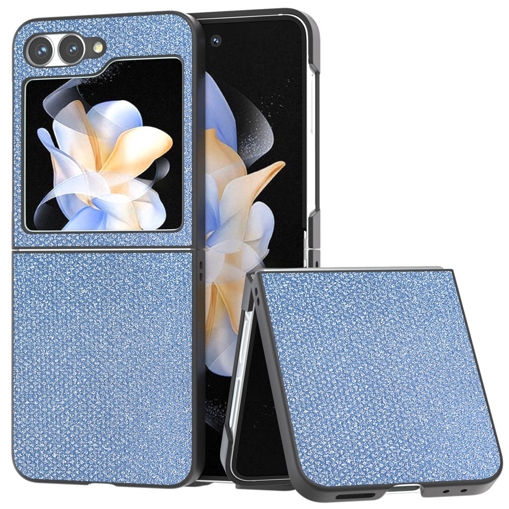 For Samsung Galaxy Z Flip7 FE 5G / Z Flip6 5G Case Rhinestone Texture PU+PC Phone Cover