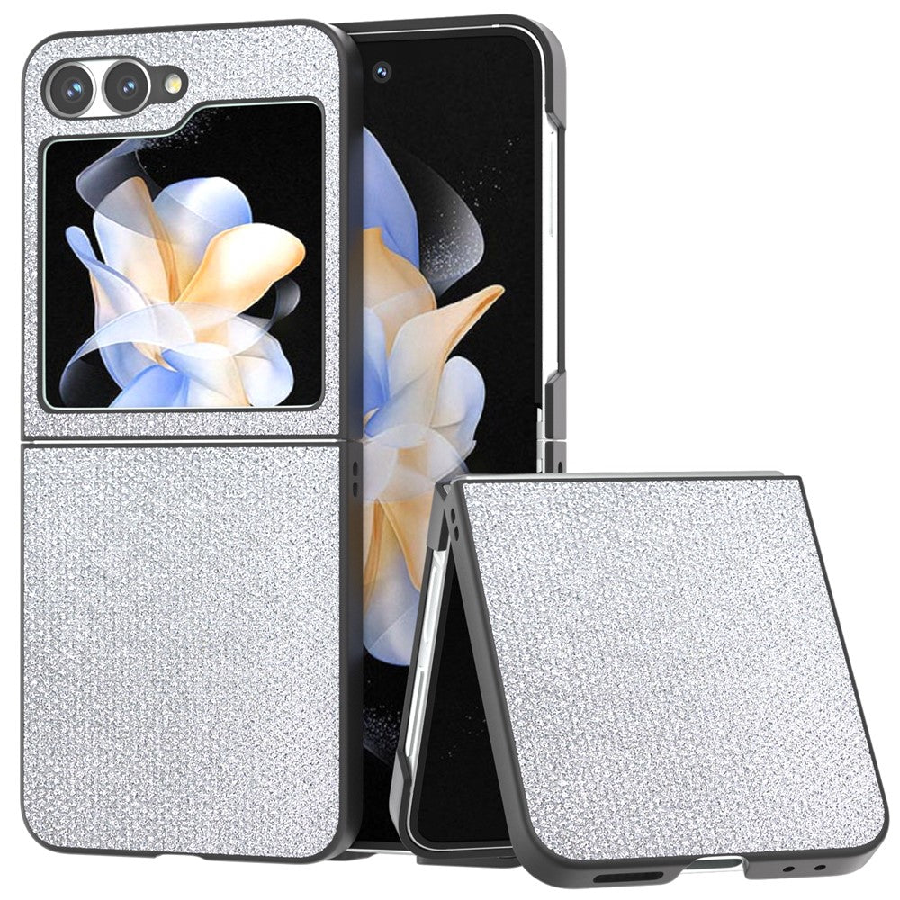 For Samsung Galaxy Z Flip7 FE 5G / Z Flip6 5G Case Rhinestone Texture PU+PC Phone Cover