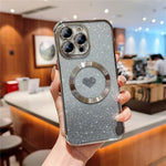 iPhone 13 Pro Max-skal Gradient Sparkle TPU-mobilskal kompatibelt med MagSafe