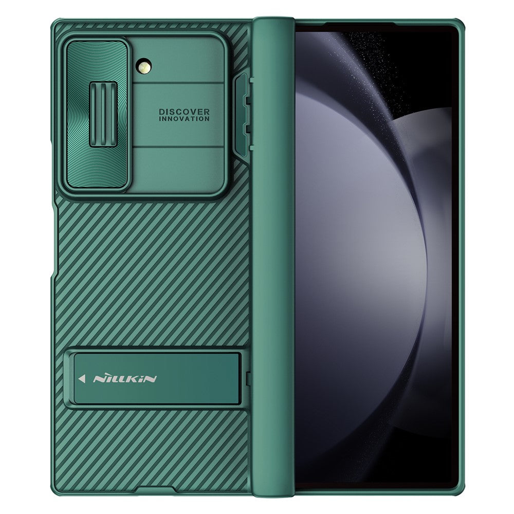 NILLKIN CamShield Fold Case for Samsung Galaxy Z Fold6 5G TPU+PC Kickstand Phone Cover Slide Camera Lid