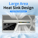 For Samsung Galaxy S23 Ultra Case Hard PC Electroplating Phone Cover Heat Dissipation Micro-Matte Back