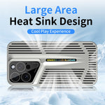 For iPhone 16 Pro Max Case Cooling Hollow Shockproof Hard PC Phone Cover