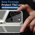 For iPhone 16 Pro Max Case Cooling Hollow Shockproof Hard PC Phone Cover