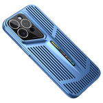 For iPhone 16 Pro Max Case Cooling Hollow Shockproof Hard PC Phone Cover