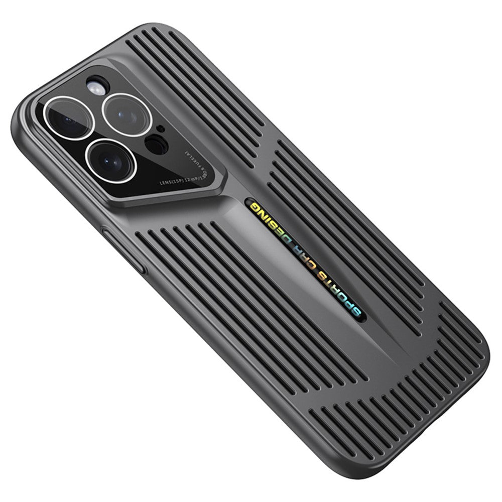 For iPhone 16 Pro Max Case Cooling Hollow Shockproof Hard PC Phone Cover