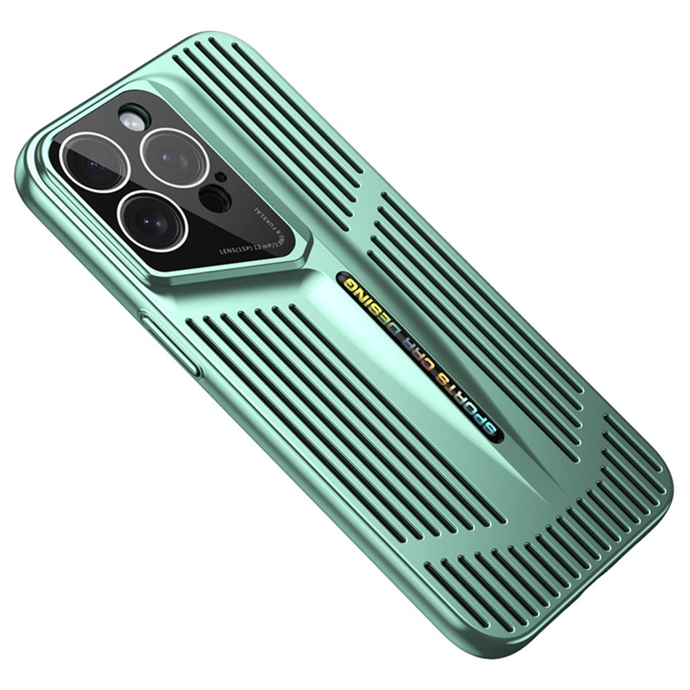 For iPhone 16 Pro Max Case Cooling Hollow Shockproof Hard PC Phone Cover