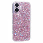 For iPhone 16 Shockproof Case Glittery Design Soft TPU Phone Cover