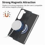 Til Samsung Galaxy Z Fold6 5G Magnetisk Etui Aftageligt PU+TPU Telefoncover