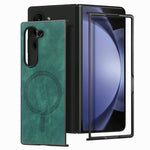 Til Samsung Galaxy Z Fold6 5G Magnetisk Etui Aftageligt PU+TPU Telefoncover