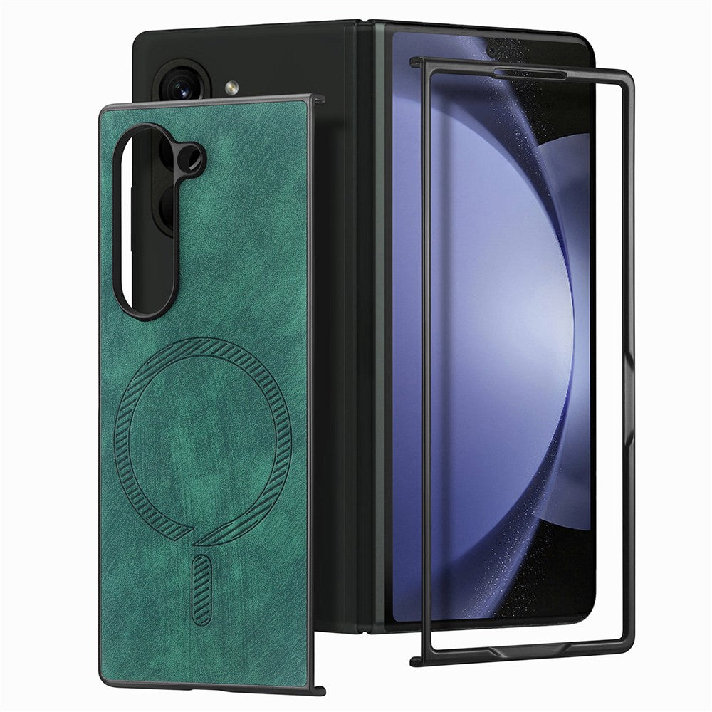 Til Samsung Galaxy Z Fold6 5G Magnetisk Etui Aftageligt PU+TPU Telefoncover