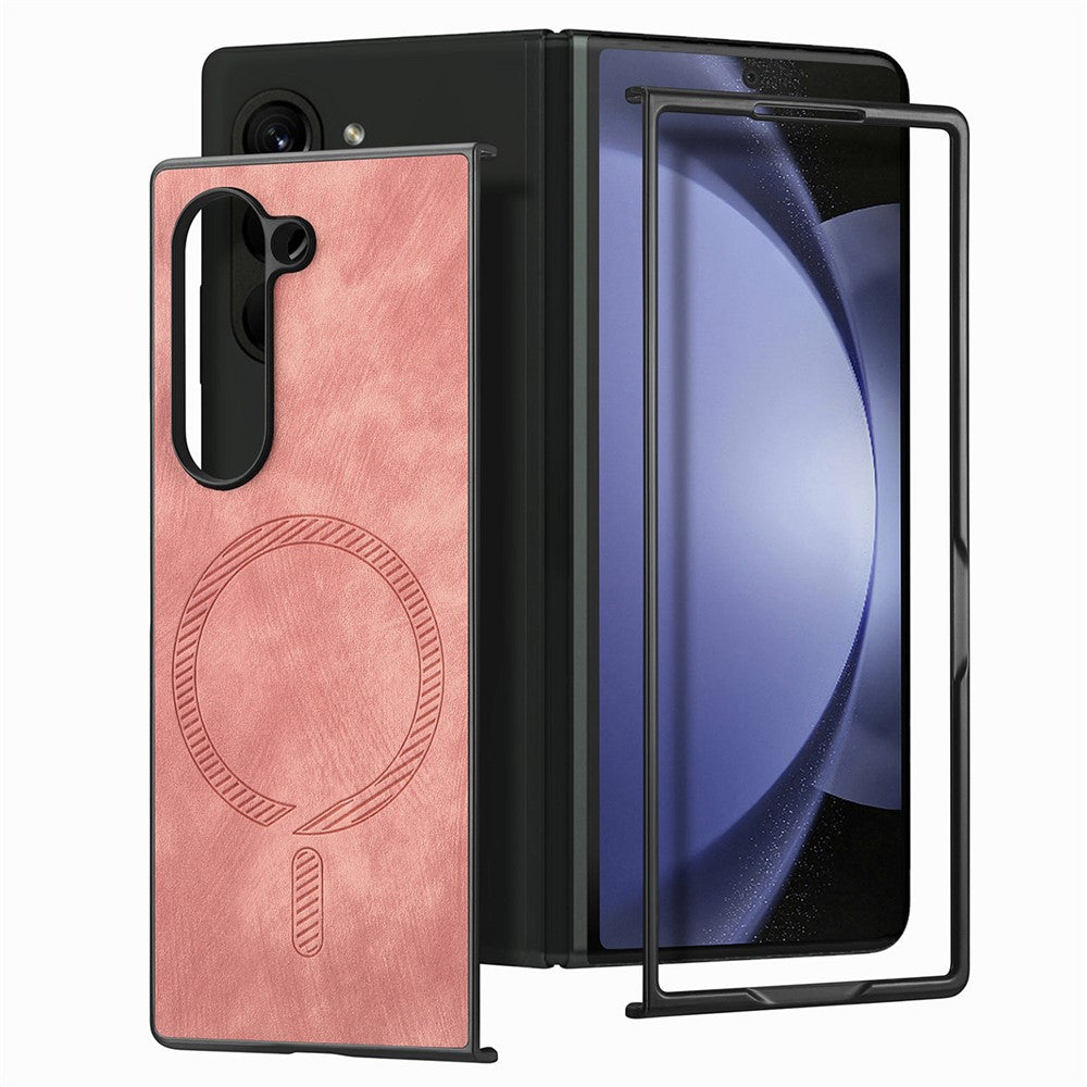 Til Samsung Galaxy Z Fold6 5G Magnetisk Etui Aftageligt PU+TPU Telefoncover