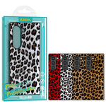 ABEEL For Samsung Galaxy Z Fold6 5G Case Leopard Pattern PU+PC Phone Cover