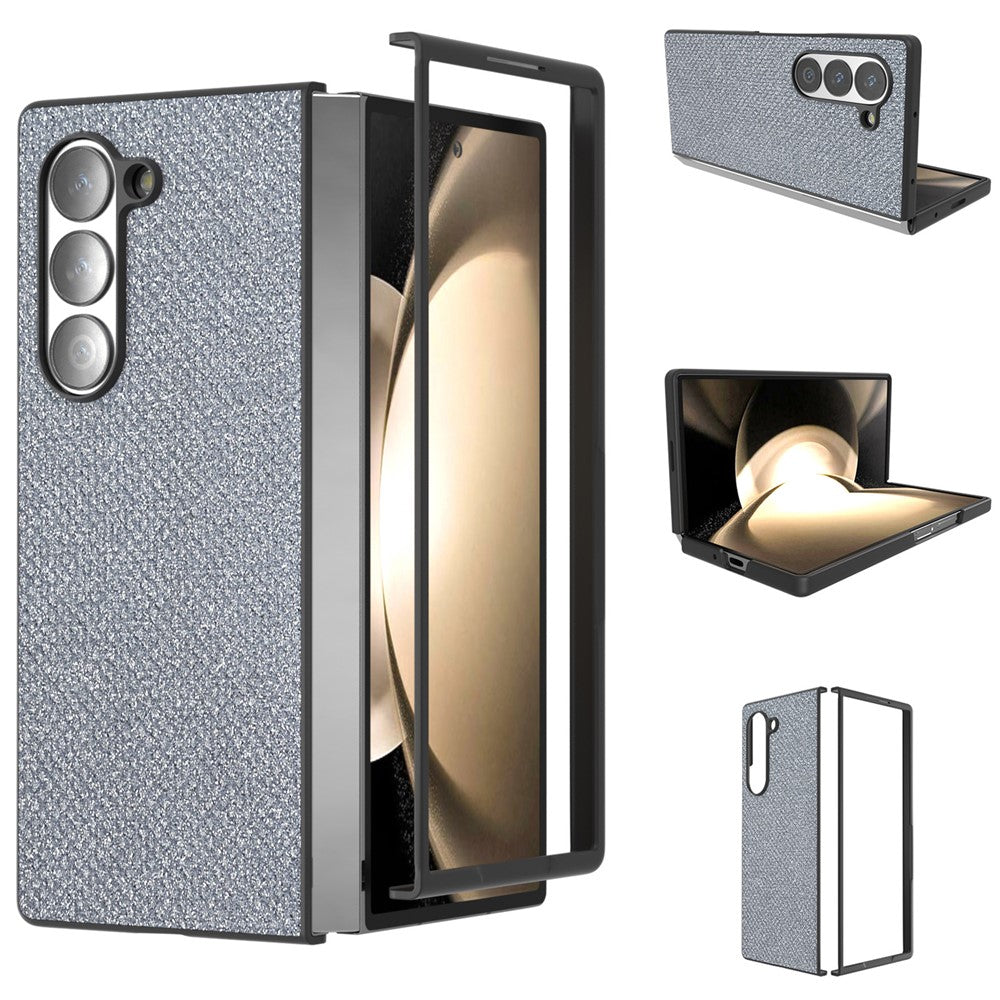ABEEL til Samsung Galaxy Z Fold6 5G Etui Rhinestone Tekstur PU+PC Telefoncover