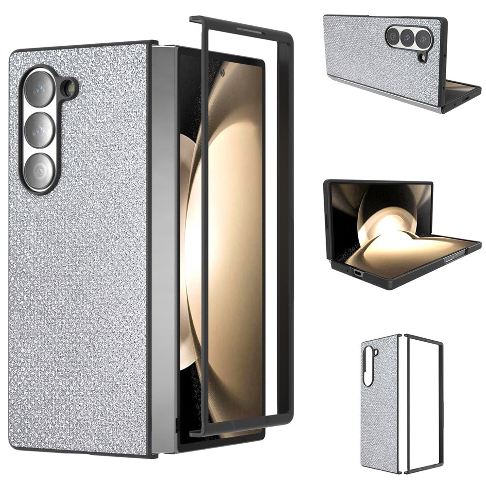 ABEEL til Samsung Galaxy Z Fold6 5G Etui Rhinestone Tekstur PU+PC Telefoncover