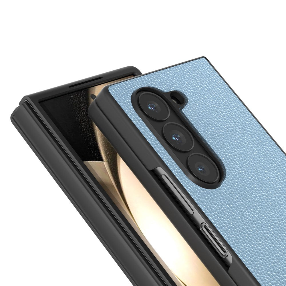 ABEEL For Samsung Galaxy Z Fold6 5G Case Litchi Texture Non-Slip Phone Cover