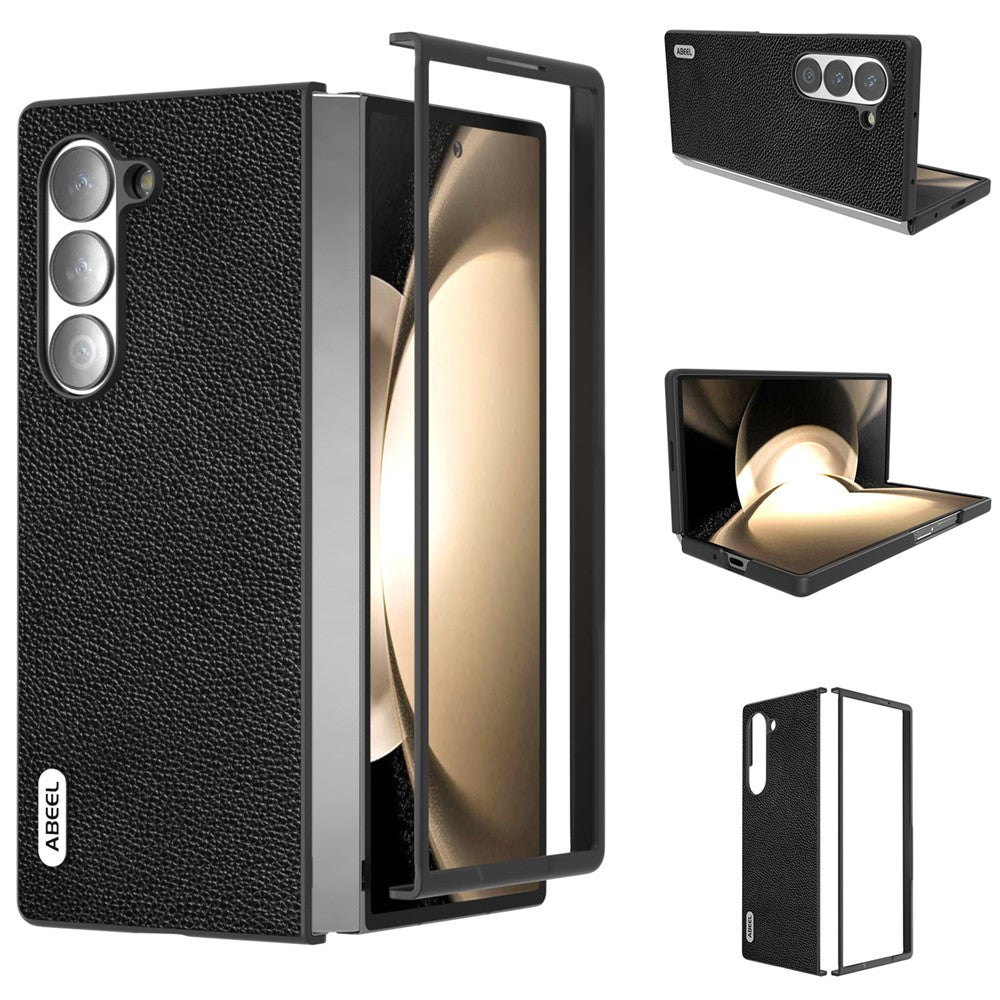 ABEEL For Samsung Galaxy Z Fold6 5G Case Litchi Texture Non-Slip Phone Cover