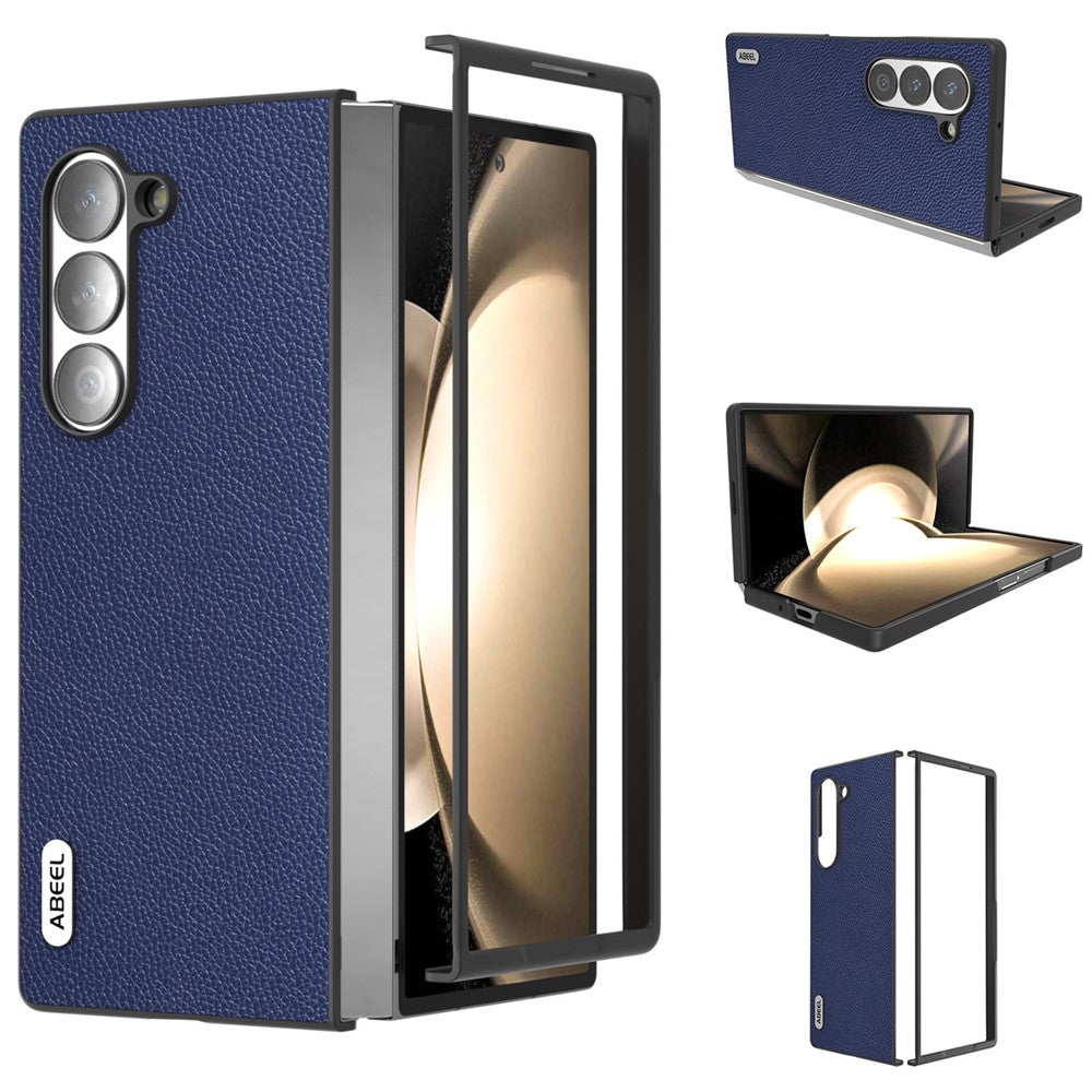 ABEEL For Samsung Galaxy Z Fold6 5G Case Litchi Texture Non-Slip Phone Cover