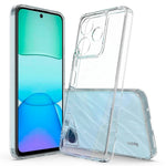 For Xiaomi Redmi Note 13R 5G Clear Case TPU+Acrylic Shockproof Phone Cover
